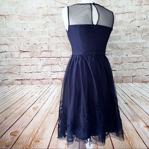 Eliza J mesh sleeveless party dress - Picture 6 of 7